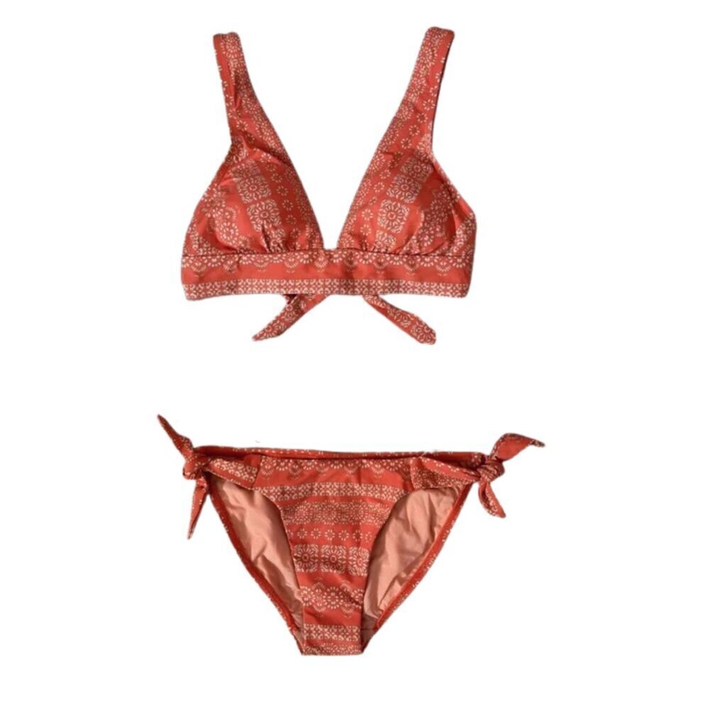 NEW Robin Piccone Isla 2-Piece Bikini Set in Terracotta Sz. XS